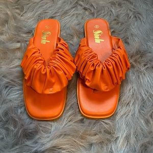 Orange Sandals